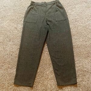 TREASURE & BOND Brown Pull-On Ankle Pants | Small